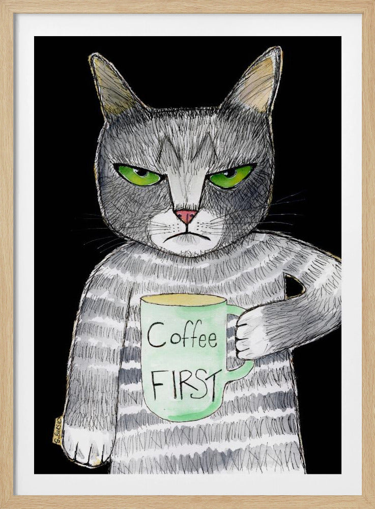 Kaffeekatze | Poster