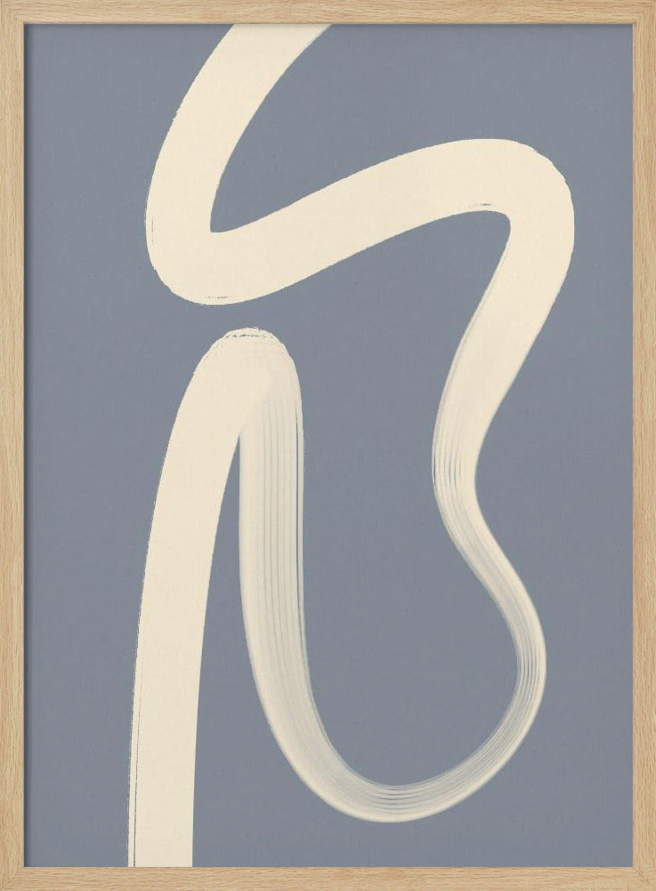 Geschwungene Linien tanzen | Poster