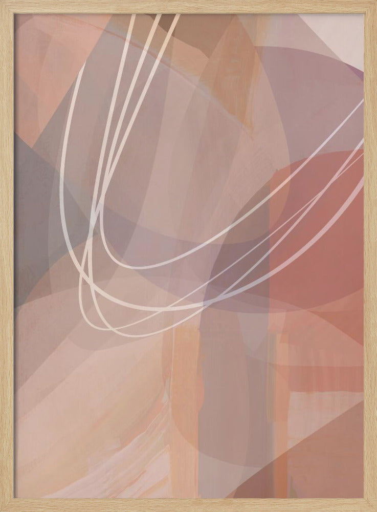 Plum Shapes 2 | Poster