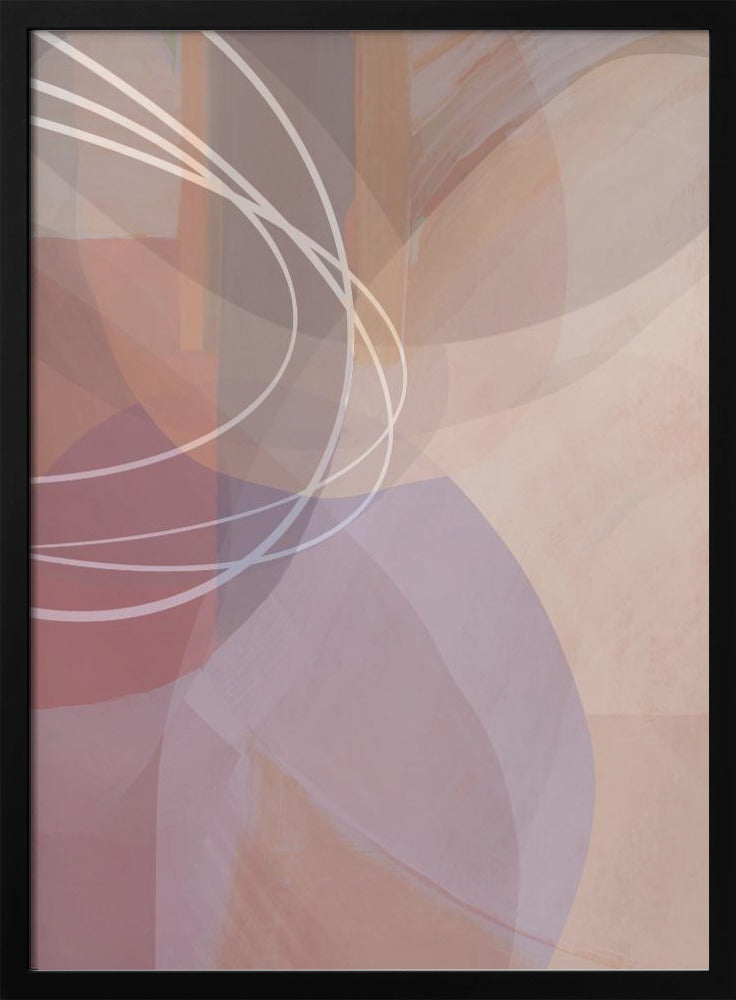 Plum Shapes 3 | Poster