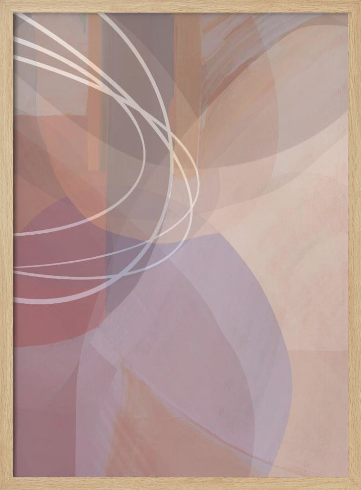 Plum Shapes 3 | Poster