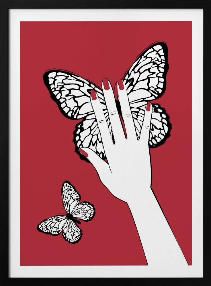 Holding a Butterfly | Poster