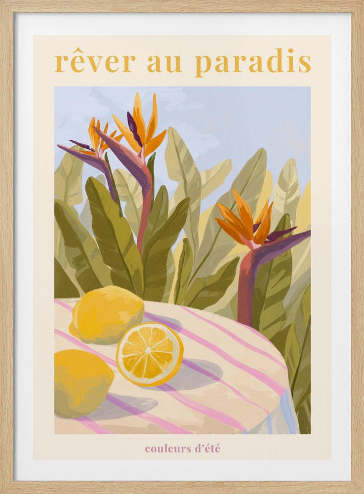 Rêver Au Paradis - Zitrone | Poster