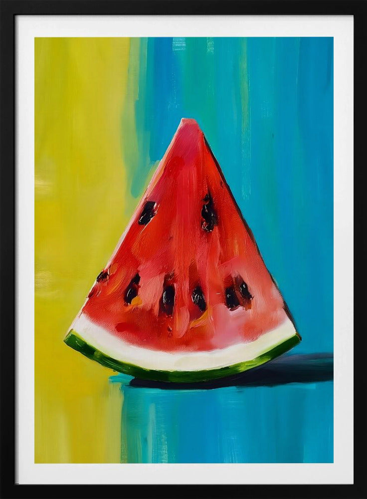 Wassermelonenscheibe | Poster