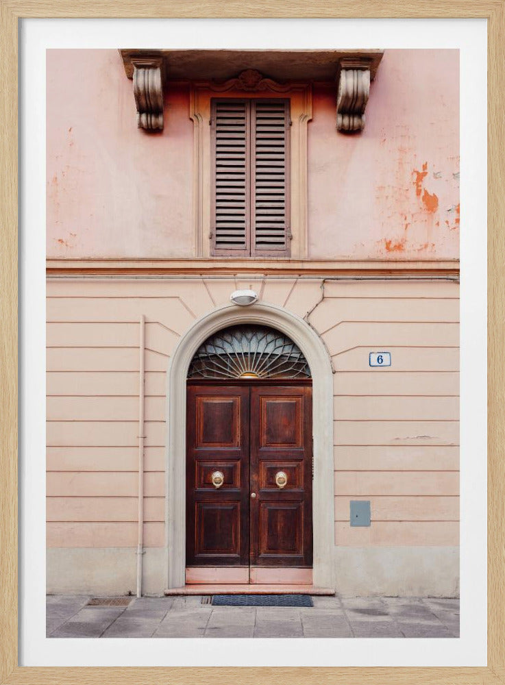 Bologna in Pink | Italien Reisefotografie | Poster