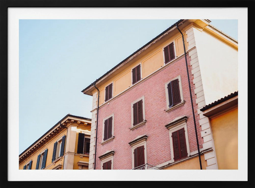 Pastell Bologna | Italien Reisefotografie | Poster