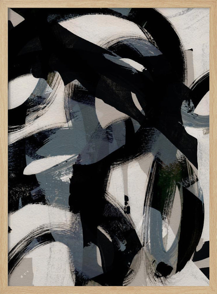 Abstract Brush Strokes 152 | Poster
