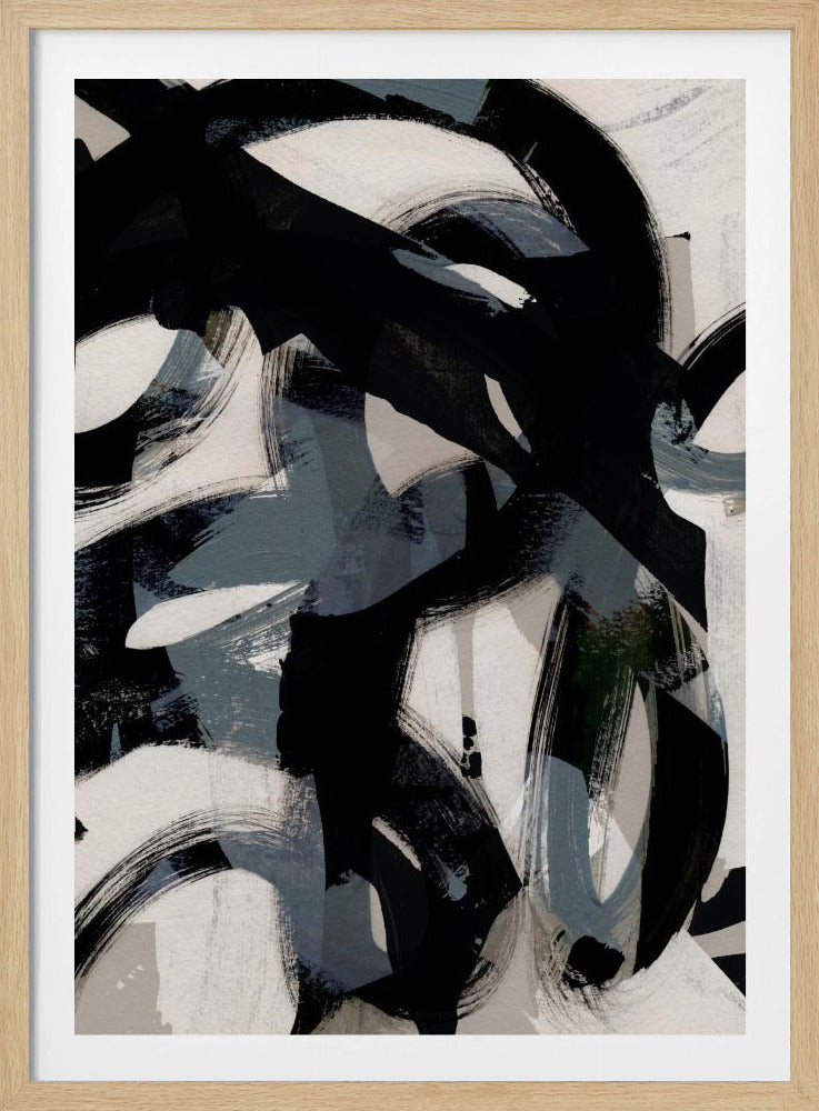 Abstract Brush Strokes 152 | Poster
