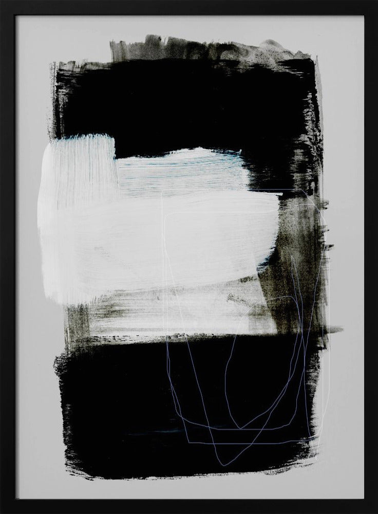 Abstract Brush Strokes 130 | Poster