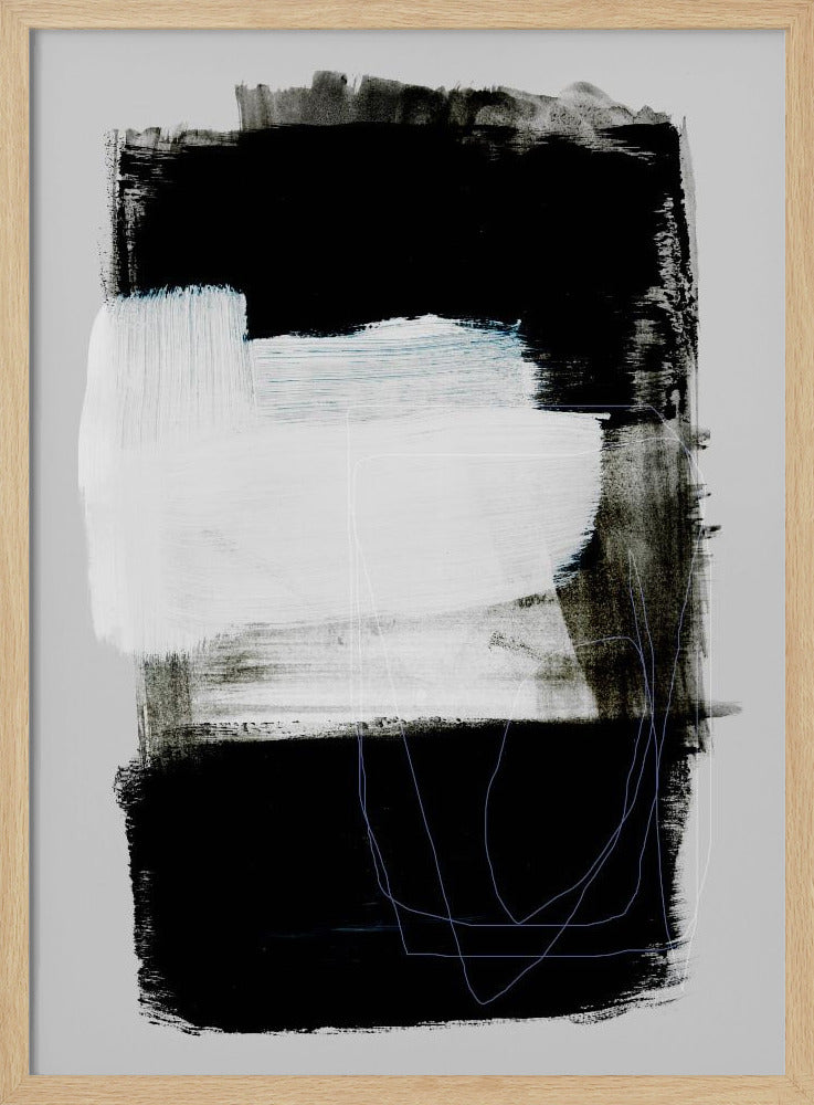 Abstract Brush Strokes 130 | Poster