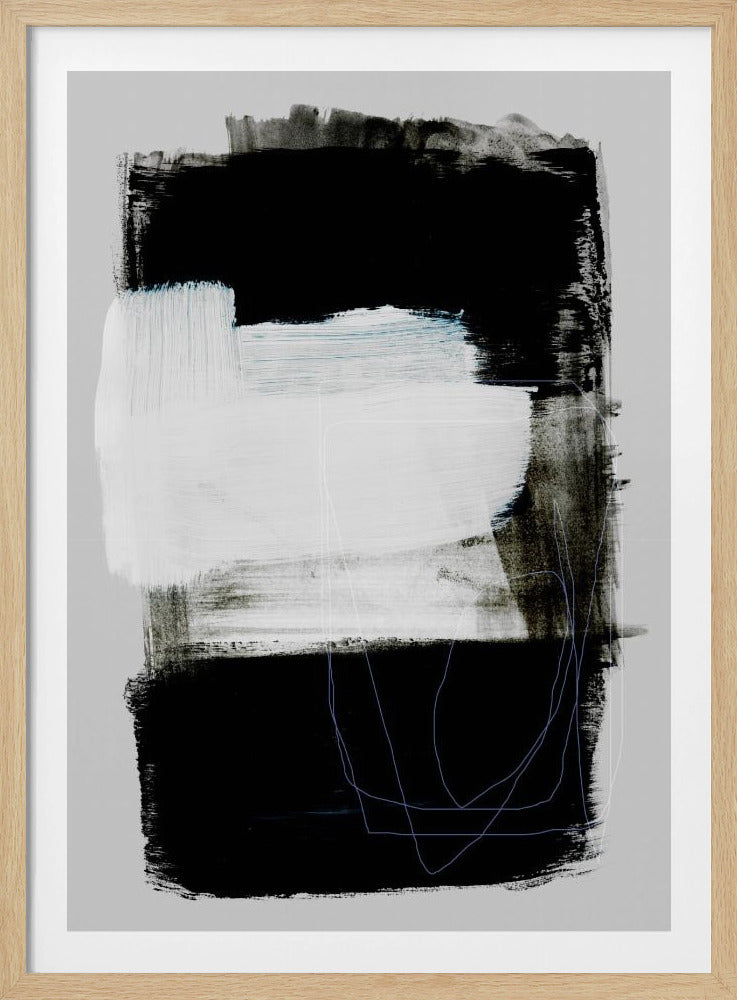 Abstract Brush Strokes 130 | Poster