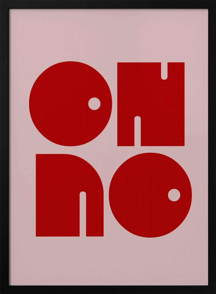Fettgedrucktes typografisches Echo | Poster