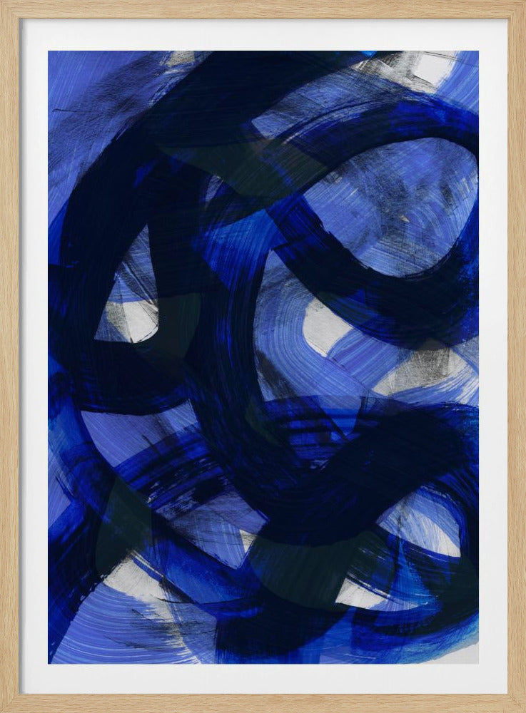 Abstract Brush Strokes 147 | Poster
