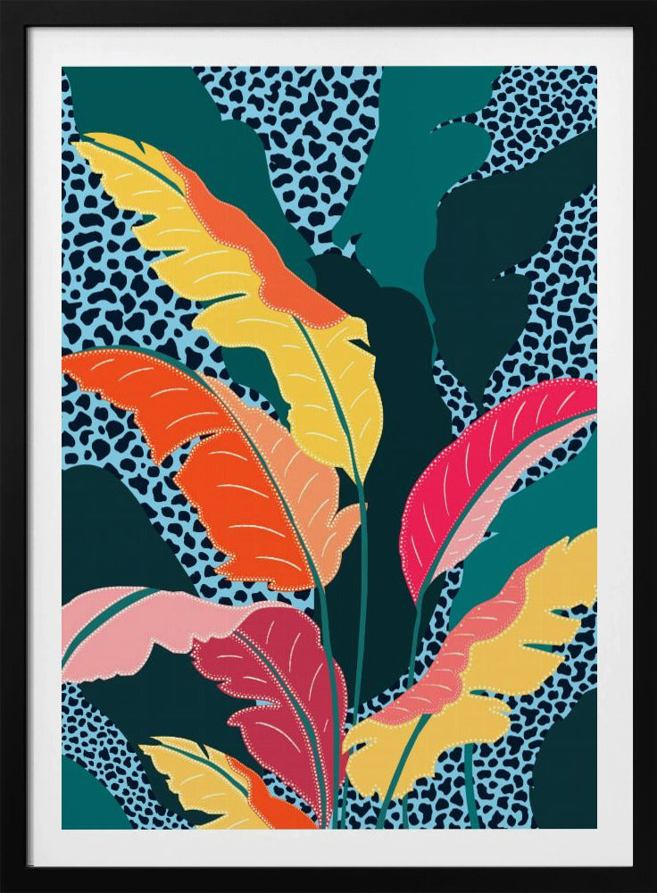 Blaugrün & Mandarine | Poster