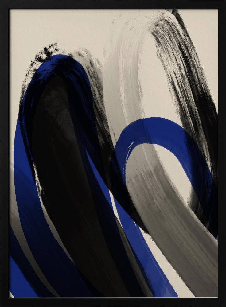 Kräftige Pinselwirbel | Poster