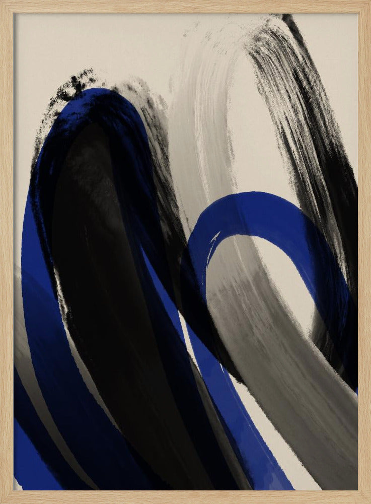 Kräftige Pinselwirbel | Poster