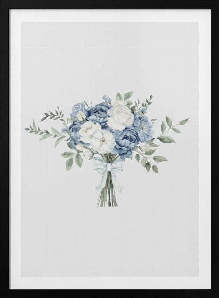 Coastal Bouquet With Bow | Poster