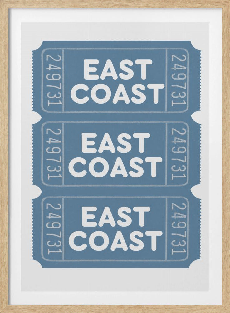 East Coast Tickets | Poster