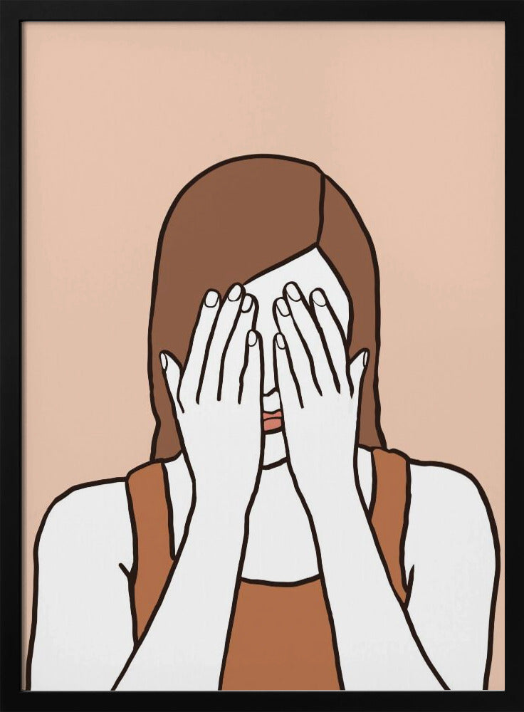 Schüchterne Frau | Poster
