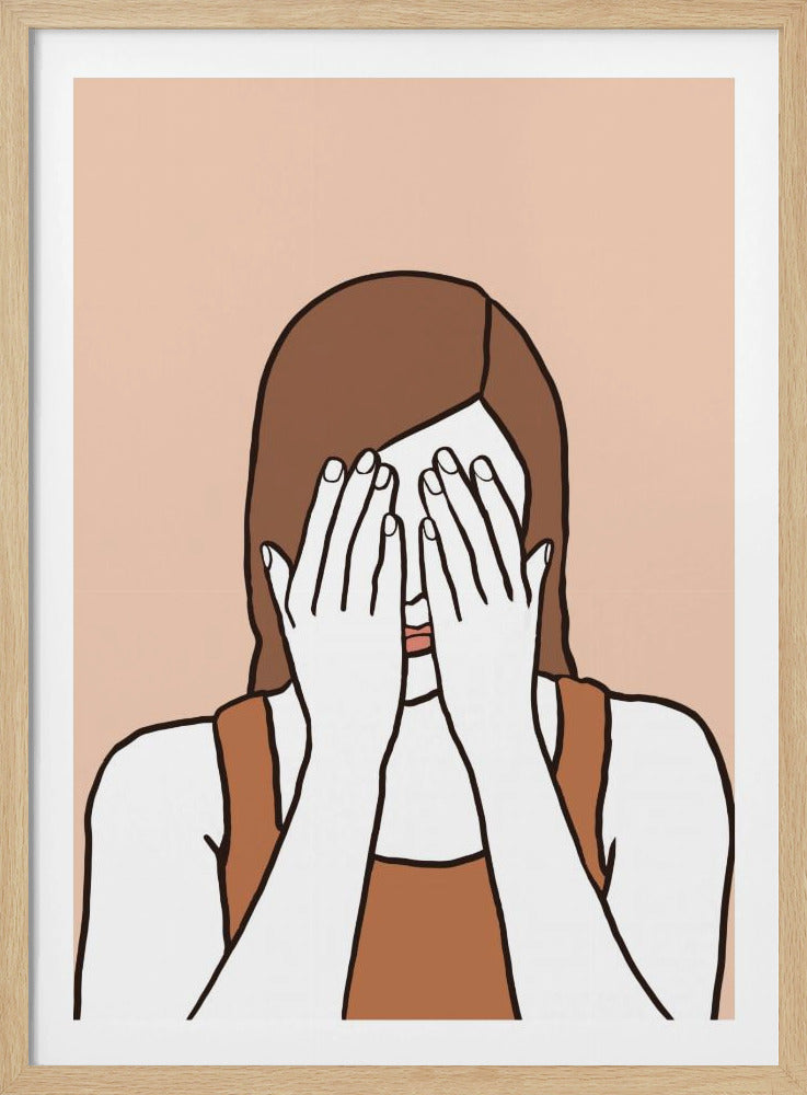 Schüchterne Frau | Poster