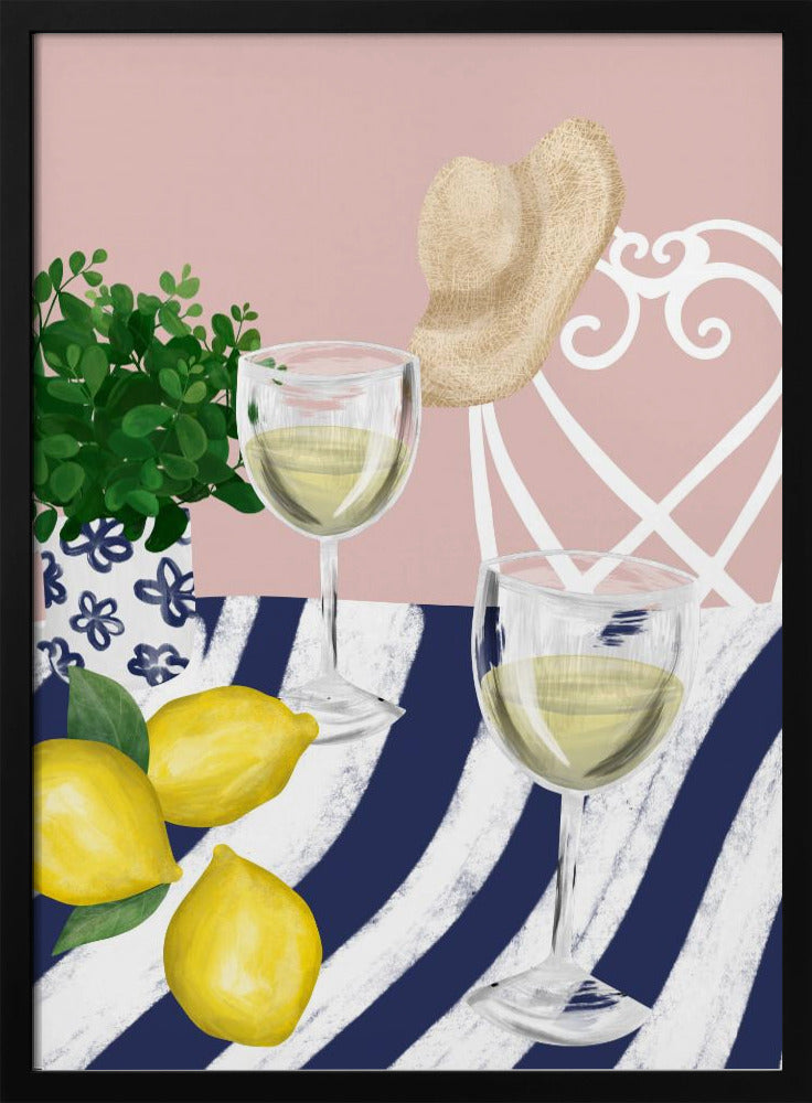 Weißwein für zwei | Poster