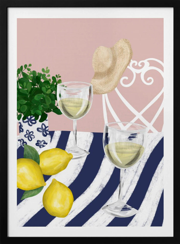 Weißwein für zwei | Poster