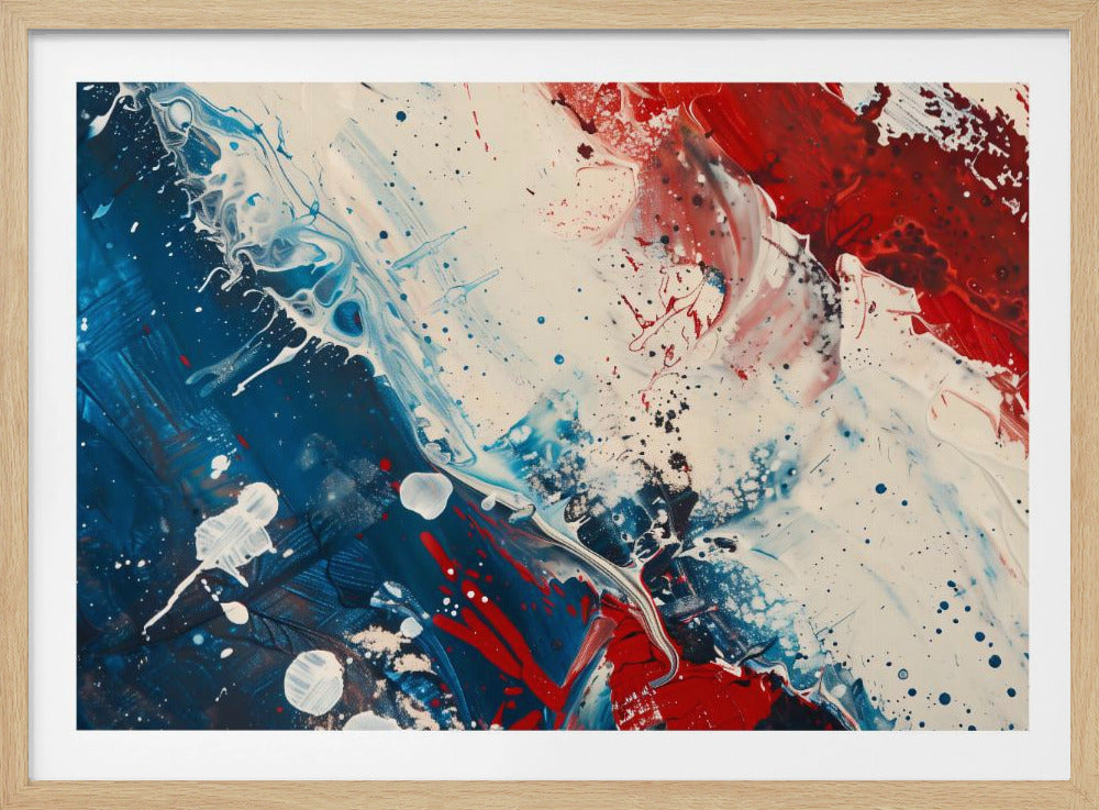 Rot, Weiß und Blau | Poster