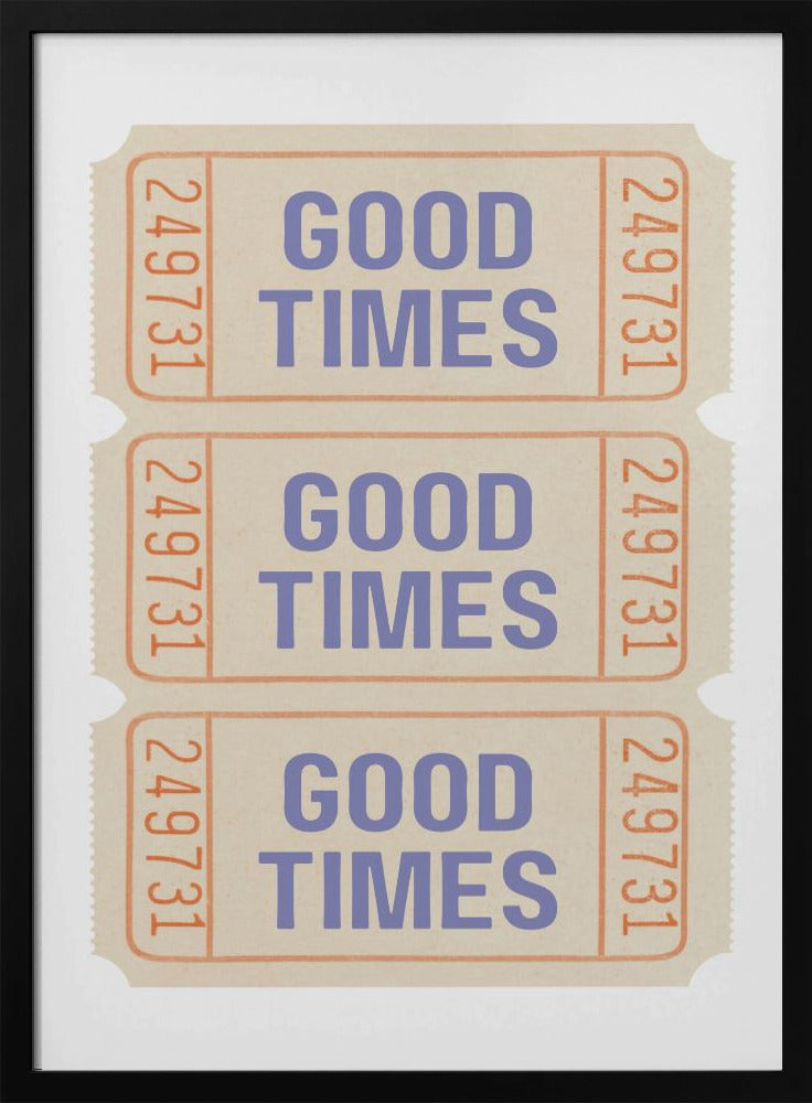 Coastal Blue Good Times | Poster