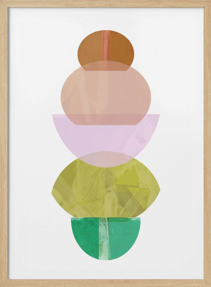 Farbige Formen Stapel 2 | Poster
