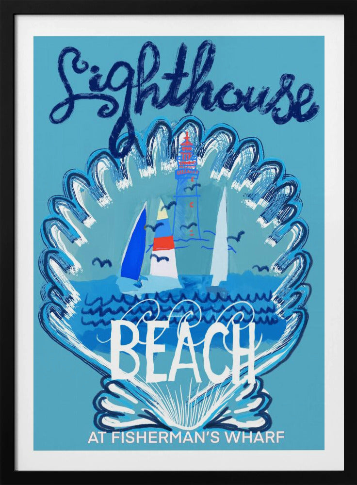Leuchtturm-Strand-Poster 2 | Poster