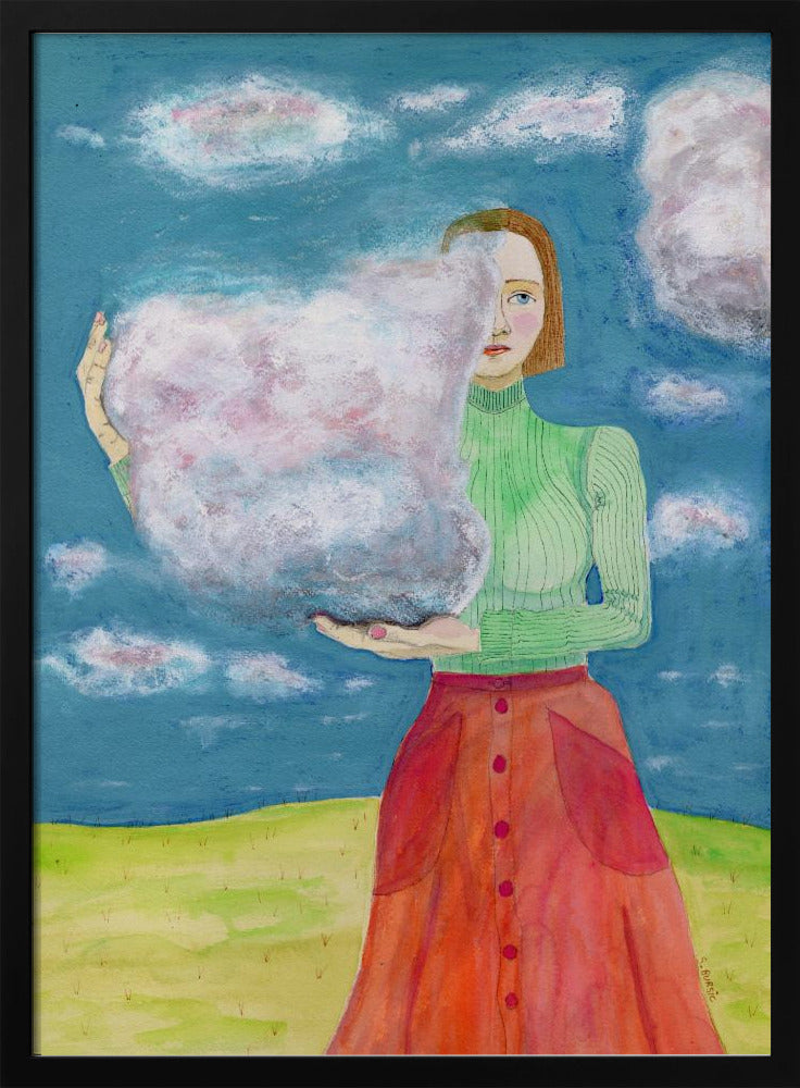 Kopf in den Wolken | Poster