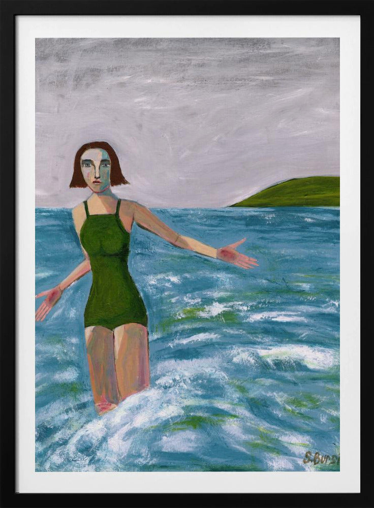 Woman by the sea | Poster
