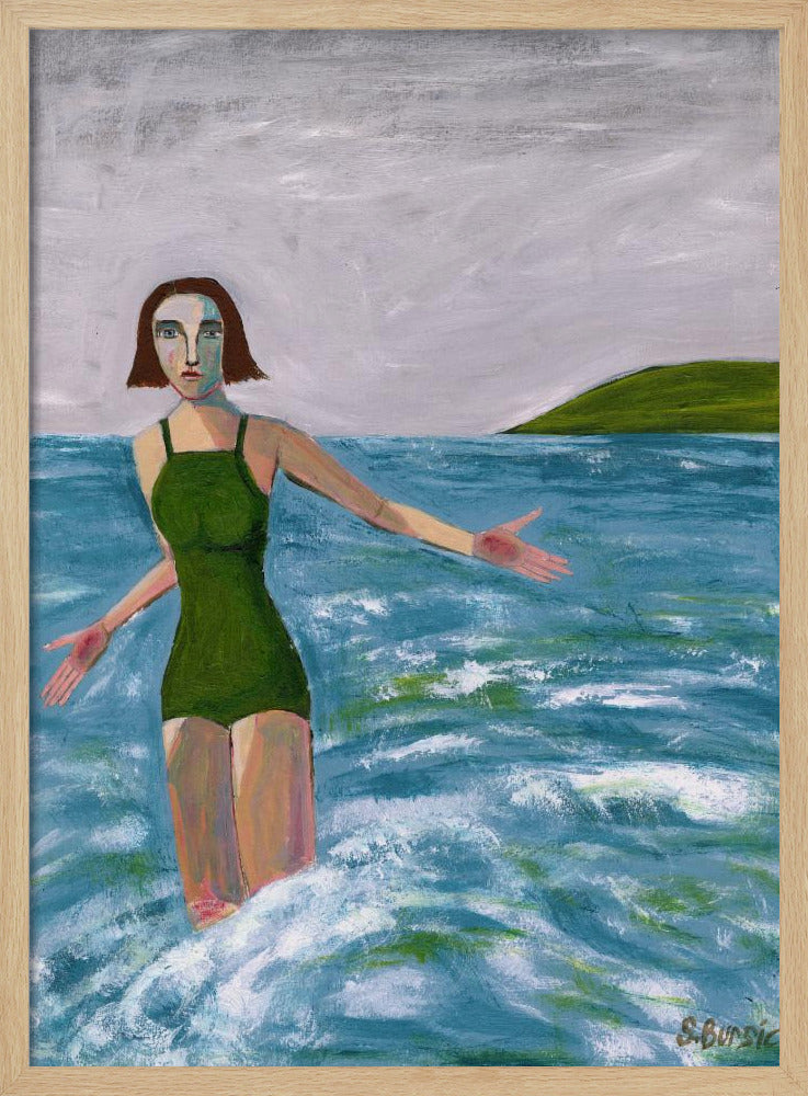 Woman by the sea | Poster