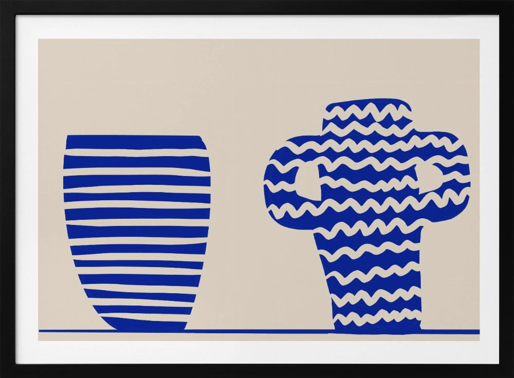 Blaue Vasen | Poster