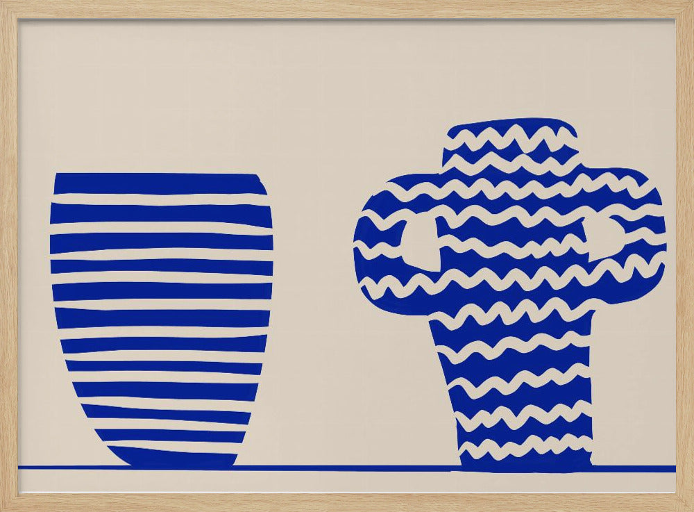 Blaue Vasen | Poster