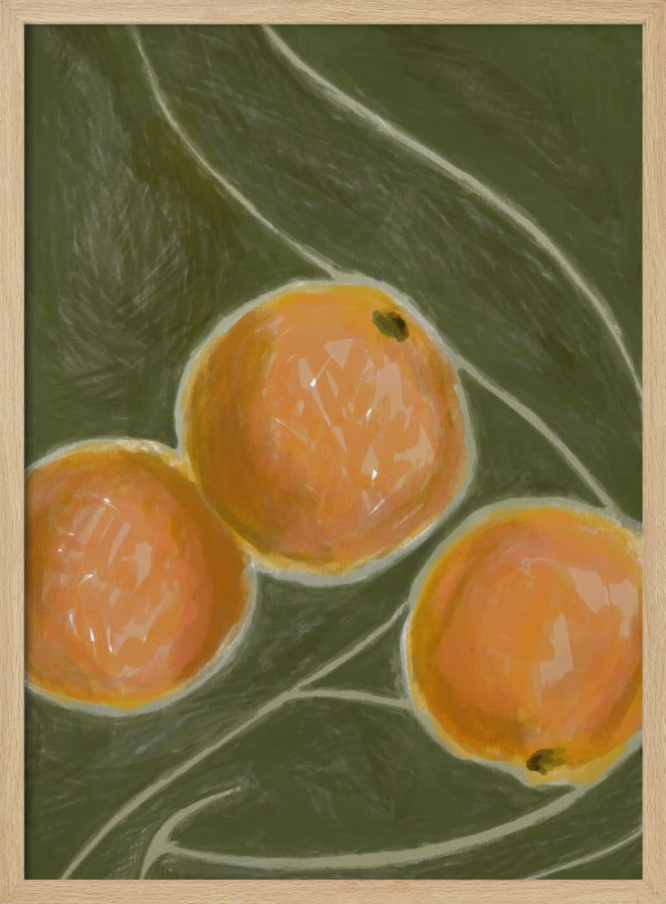 KH Studio – Die Farben Orange & Grün | Poster