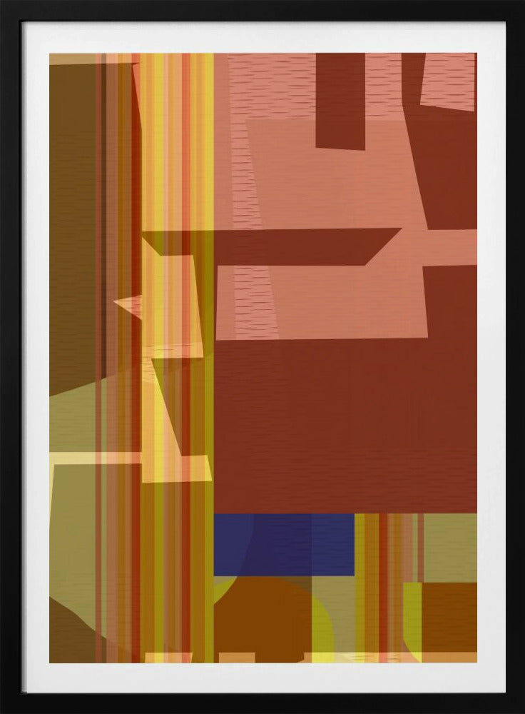Gelb Rot Gewebt 2 | Poster