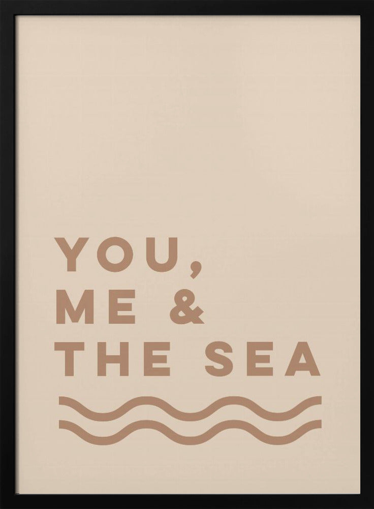 Du, ich und das Meer (Sand) | Poster