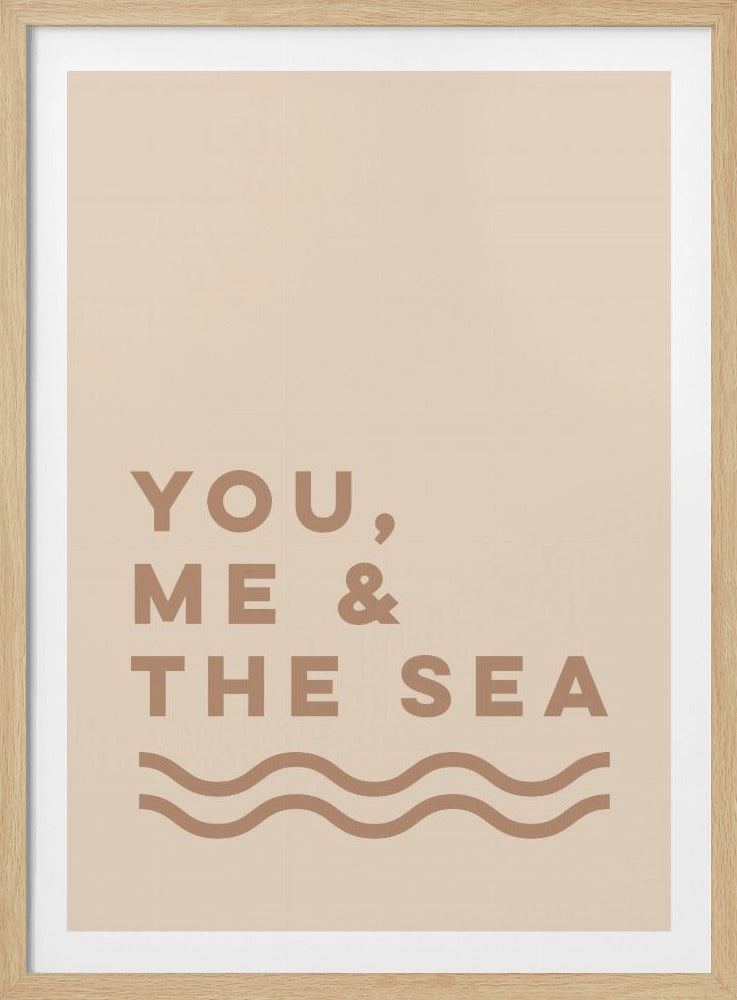 Du, ich und das Meer (Sand) | Poster