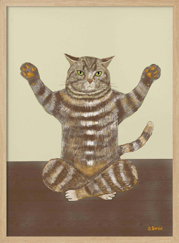 Yoga-Katze | Poster
