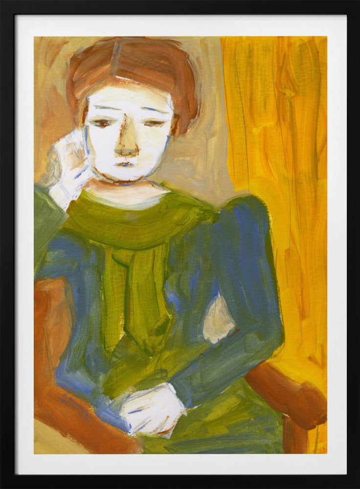 Denkende Dame | Poster