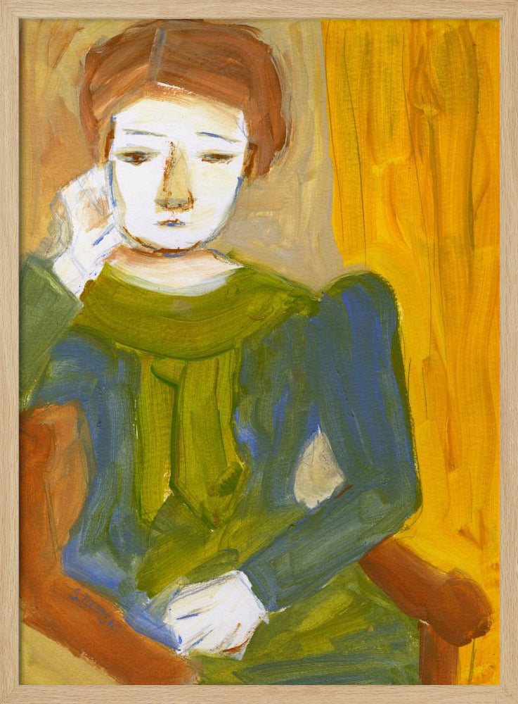 Denkende Dame | Poster