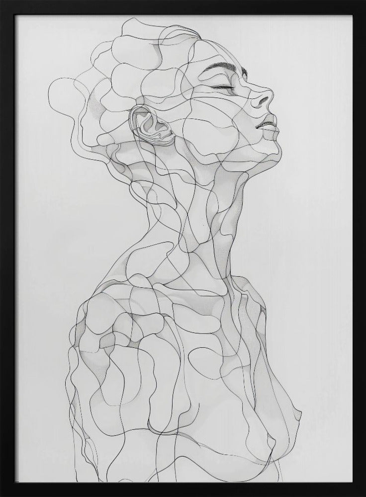 Linienkunst Frau 14 | Poster