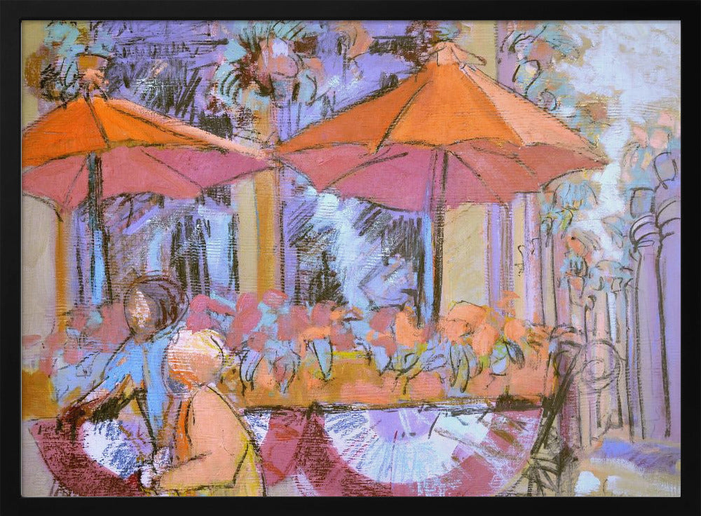 Sonniger Café-Moment | Poster