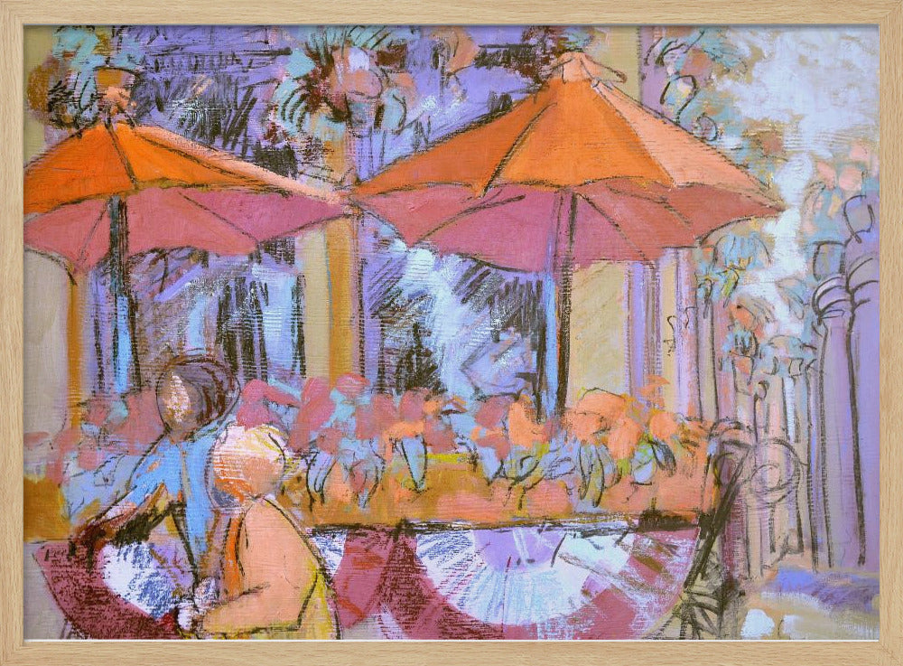 Sonniger Café-Moment | Poster