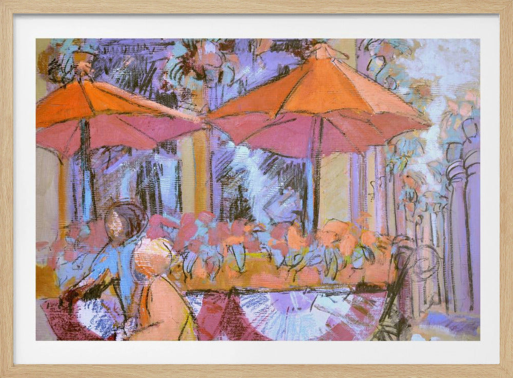 Sonniger Café-Moment | Poster