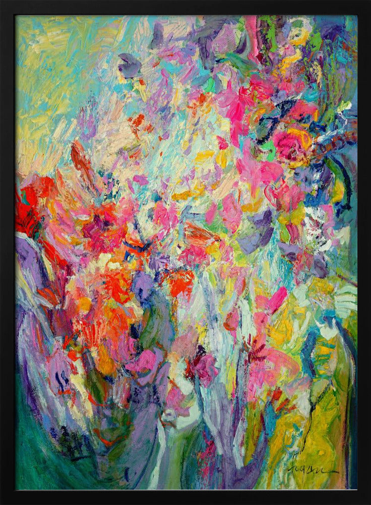Lebendige Blumensymphonie | Poster
