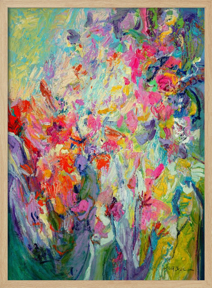 Lebendige Blumensymphonie | Poster