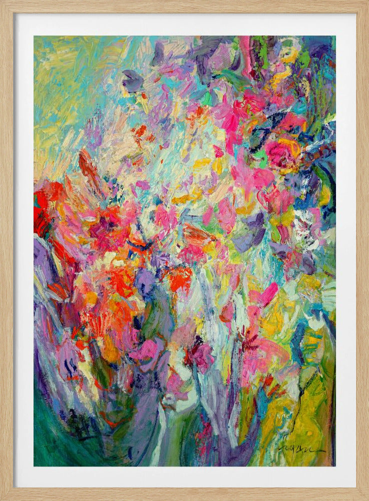 Lebendige Blumensymphonie | Poster