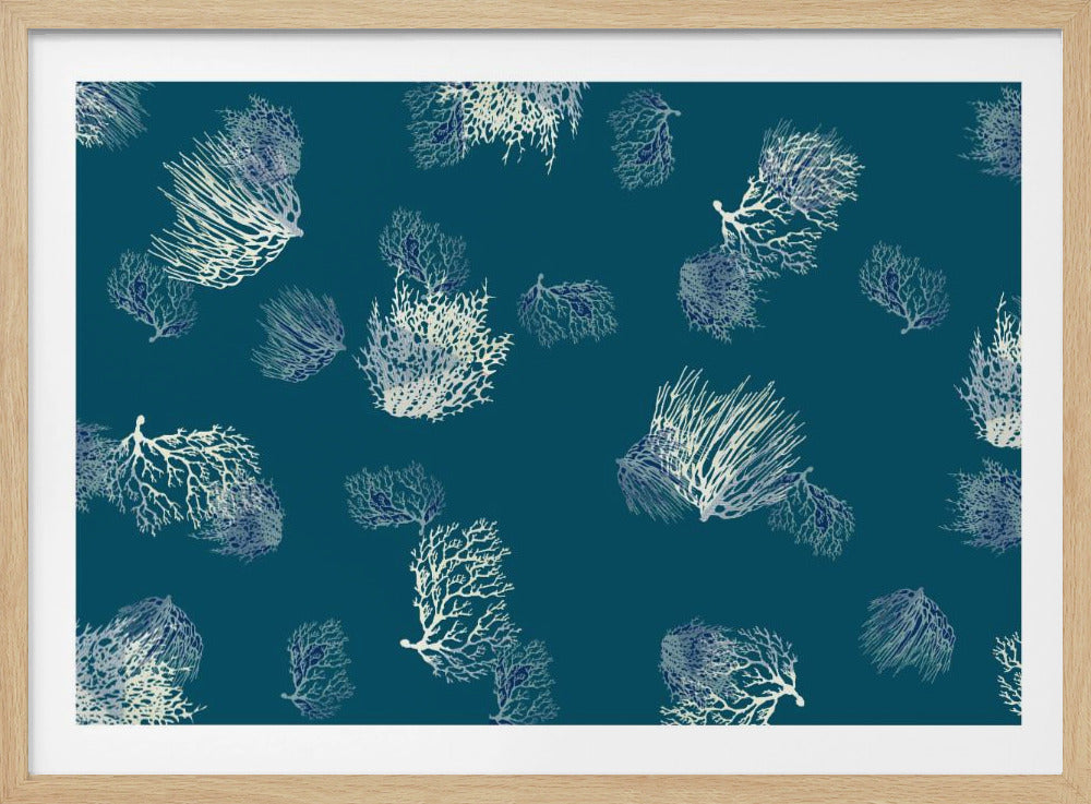 Blue Coral Mix | Poster